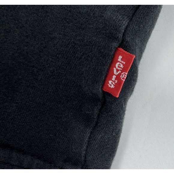 LEVI'S Youth Classic Batwing Short Sleeve T-shirt Size 7 Black Cotton - Picture 3 of 5